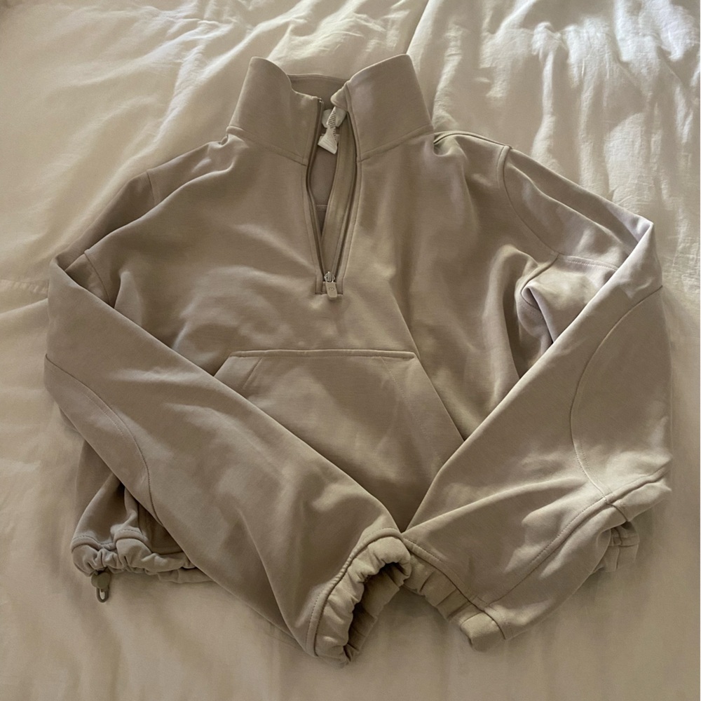 Lululemon brushed softstreme half zip